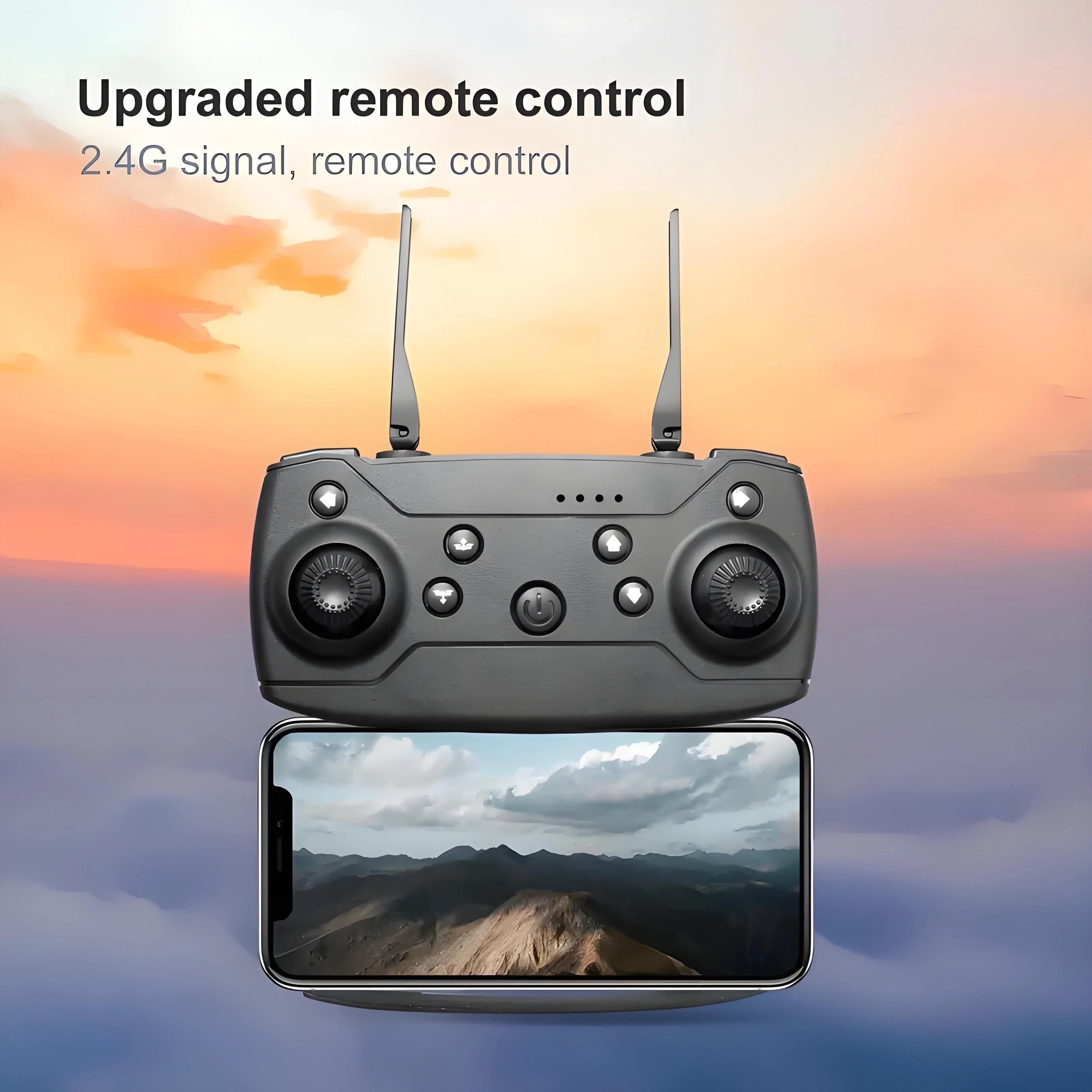 2025 E99 PRO RC Drone, HD Dual Camera FPV WiFi, Foldable